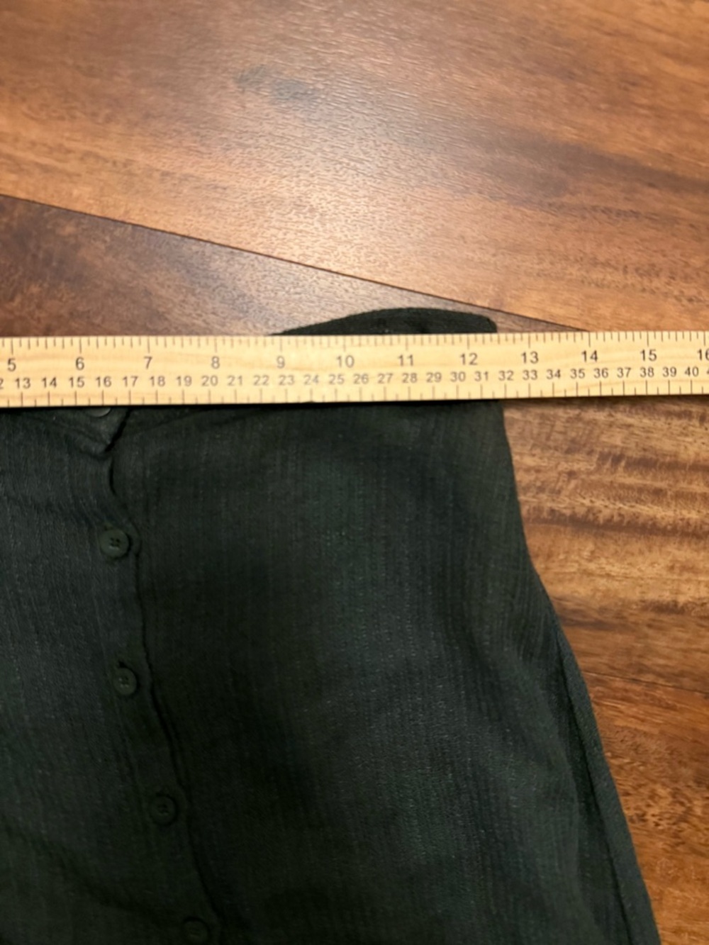 Eileen Fisher Vintage NWT Olive Green Ribbed Button-Front Maxi Skirt - Picture 2 of 4